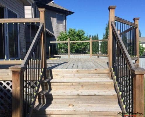 deck and fence painting in edmonton