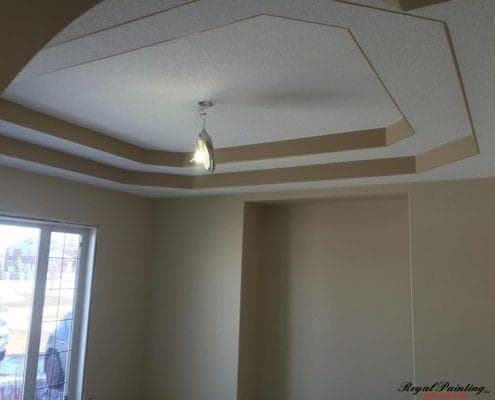 California knockdown ceiling painting
