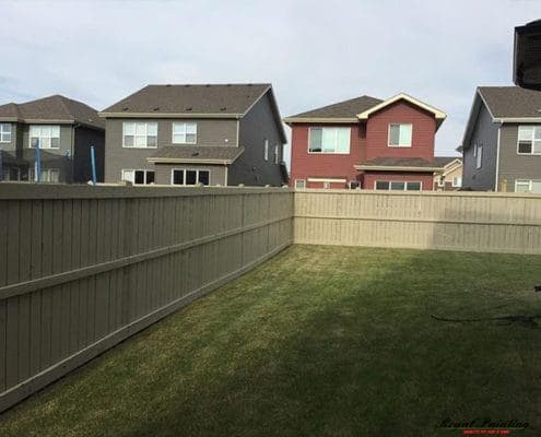 exterior fence painting edmonton