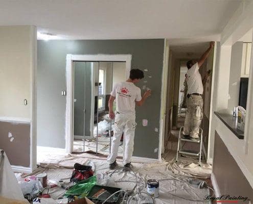 interior wall painting edmonton