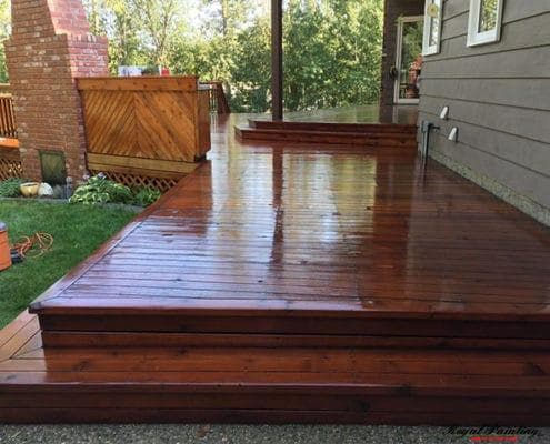 refinshing decks in edmonton
