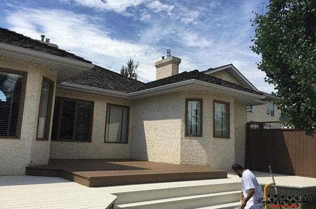 residential home decks paint edmonton