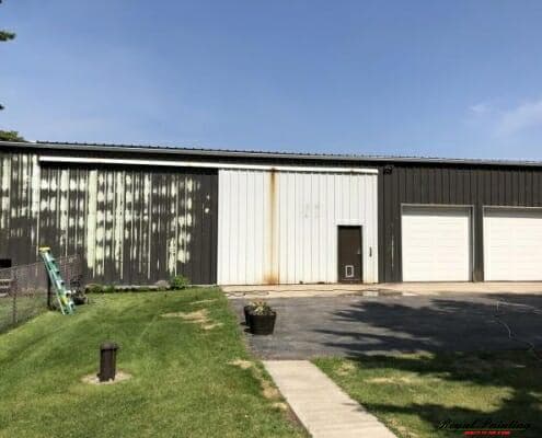 Commercial Building Painting Edmonton - Before