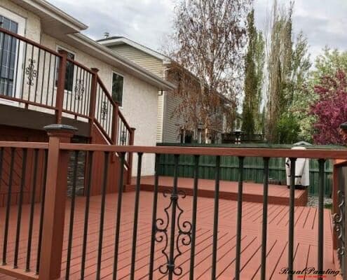 Deck Painters Edmonton - After