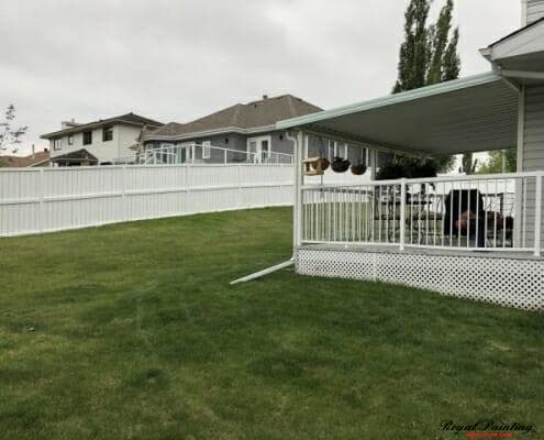 Fence Painters Edmonton - After