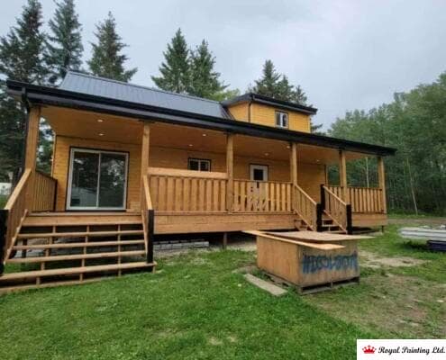 Exterior Siding Clear Coating Edmonton