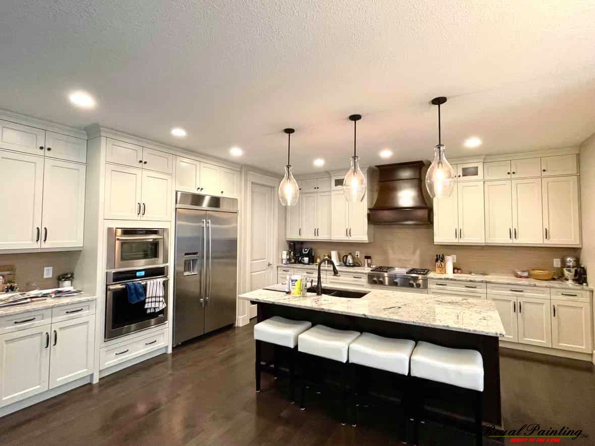 Kitchen Painters Edmonton, AB Refinishing, Painting, Staining