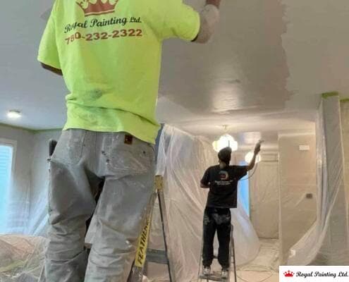 Popcorn Ceiling Repair Edmonton