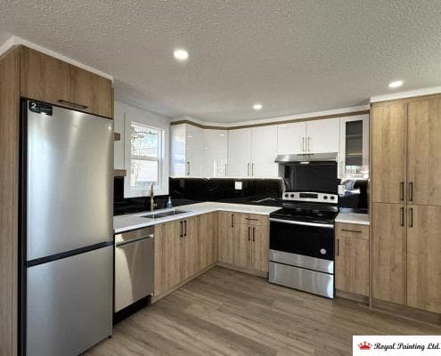 kitchen cabinet refinidhing in gibbons