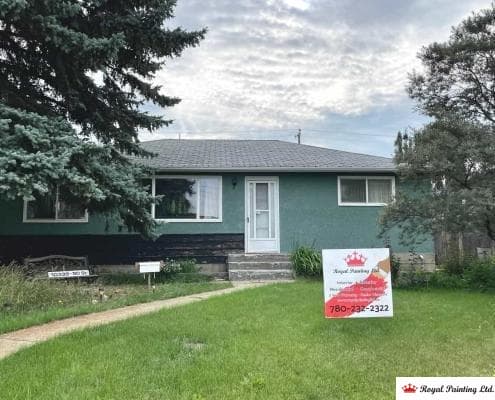 Morinville exterior siding painting
